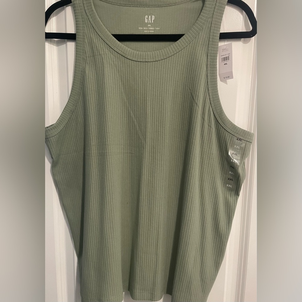 Gap high neck ribbed tank